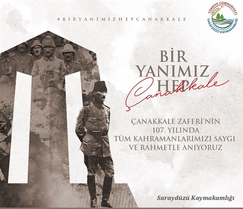 18 Mart Çanakkale Zaferi ve Şehitleri Anma Günü Mesajı